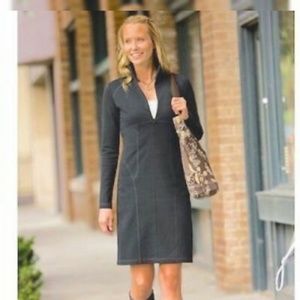 Athleta Ponte Cassidy Dress Gray Size Medium